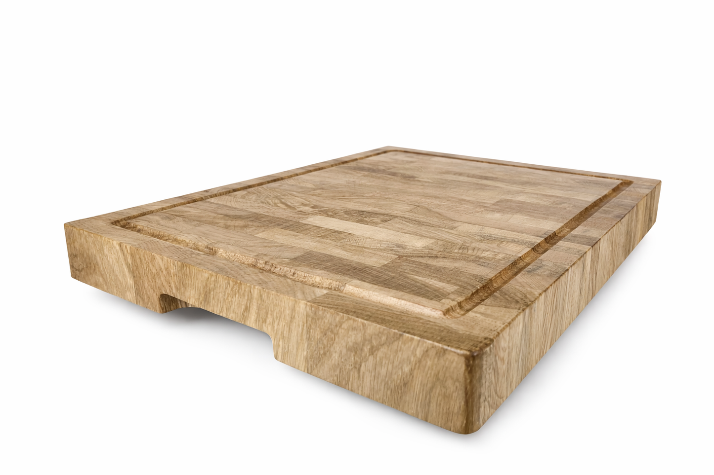 Heirol Skärbräda i ek med ränna, 40x30x4 cm